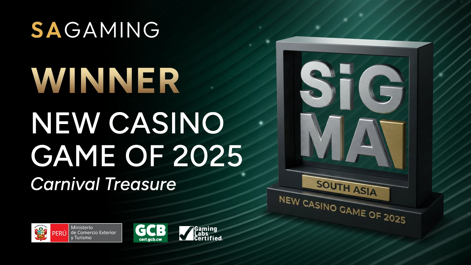 Novo Jogo de Cassino de 2025 no SiGMA South Asia Awards