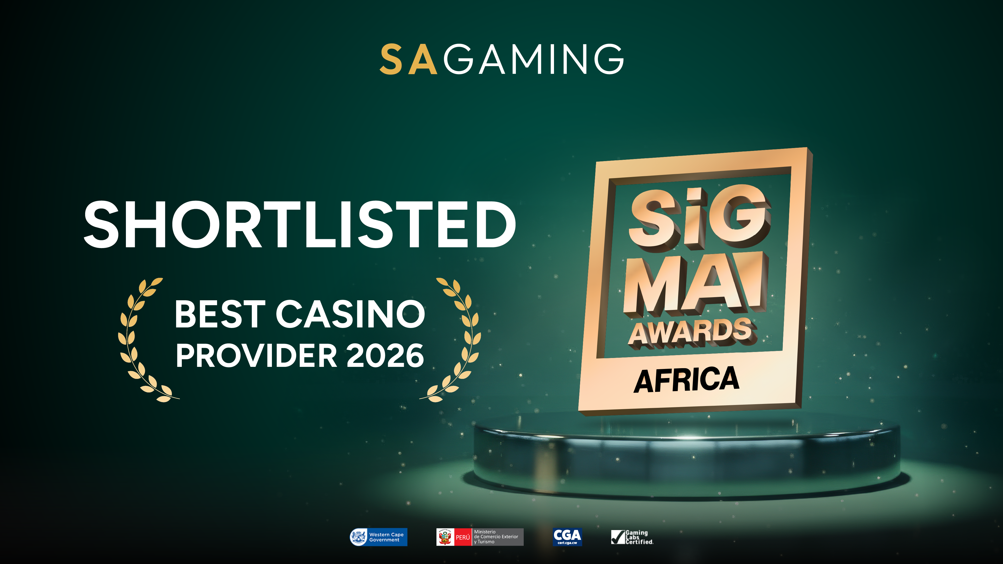 SA Gaming shortlisted for “Best Casino Provider 2026” at SiGMA Africa Awards