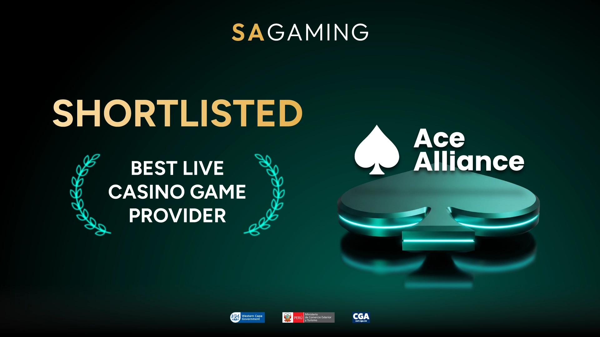 SA Gaming Shortlisted for Best Live Casino Game Provider at ACE Alliance iGaming Awards 2026